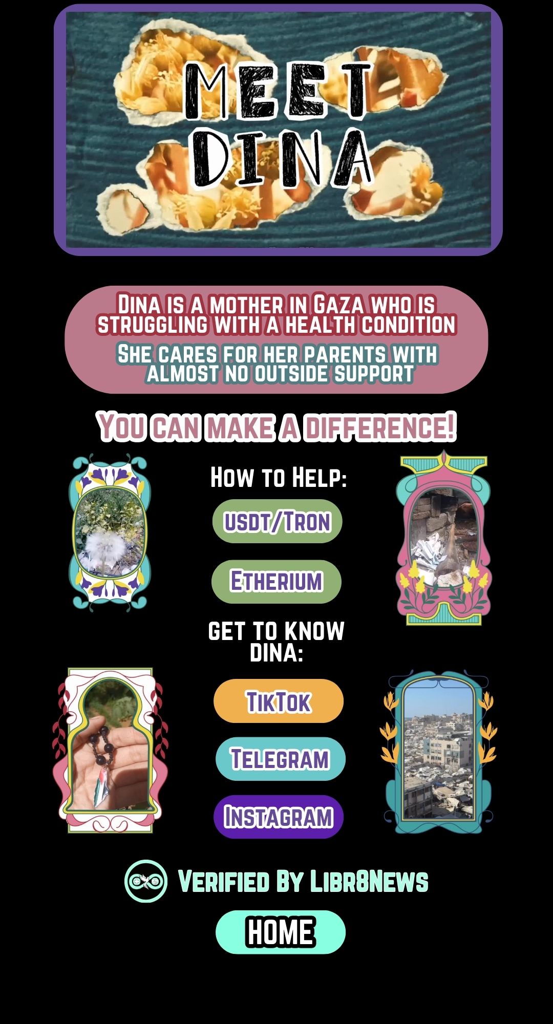 Meet Dina story and ways to help
